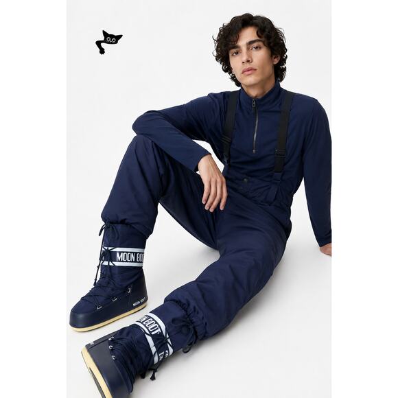 Moon Boot Icon Nylon Snow Boots Navy Blue Unisex EU 42-44 US 9-10.5 w/ bag main image 13